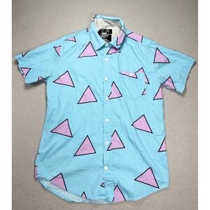 Boxed Lunch Rocko's Modern Life Short Sleeve Casual Button Up Shirt Size XS